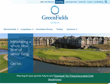 Tablet Screenshot of greenfieldsgeneva.org
